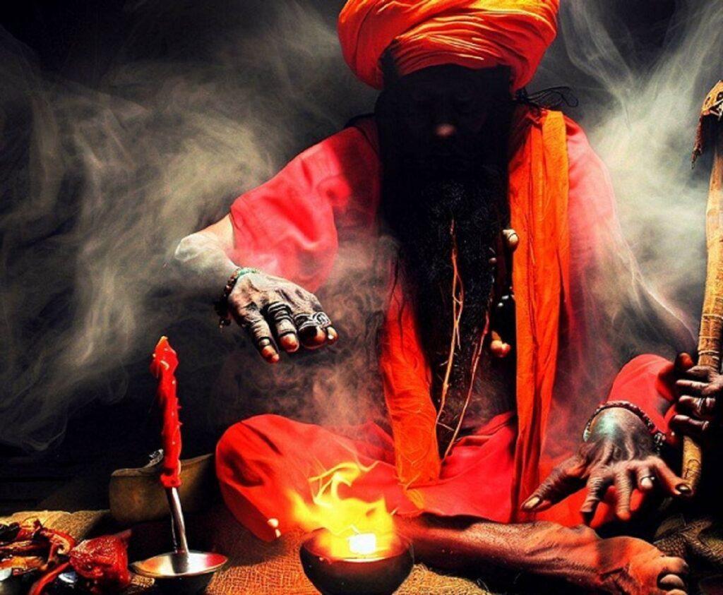 aghori baba in siliguri performing powerful tantra ritual with spiritual energy
