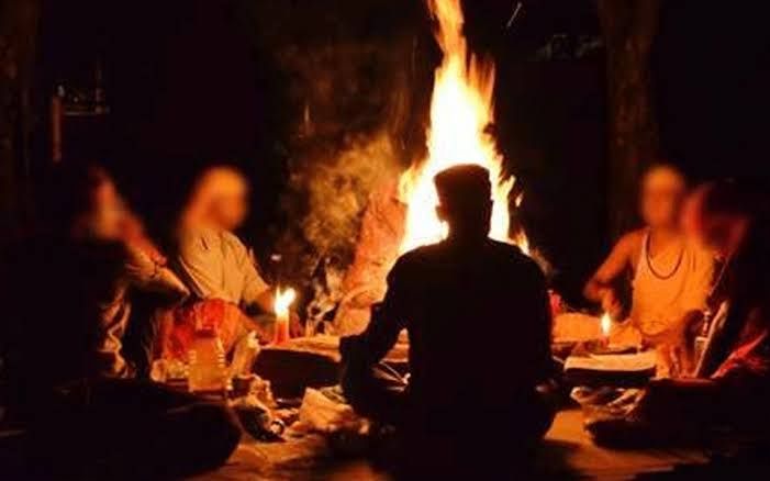 aghori baba tantrik in pune performing powerful spiritual ritual