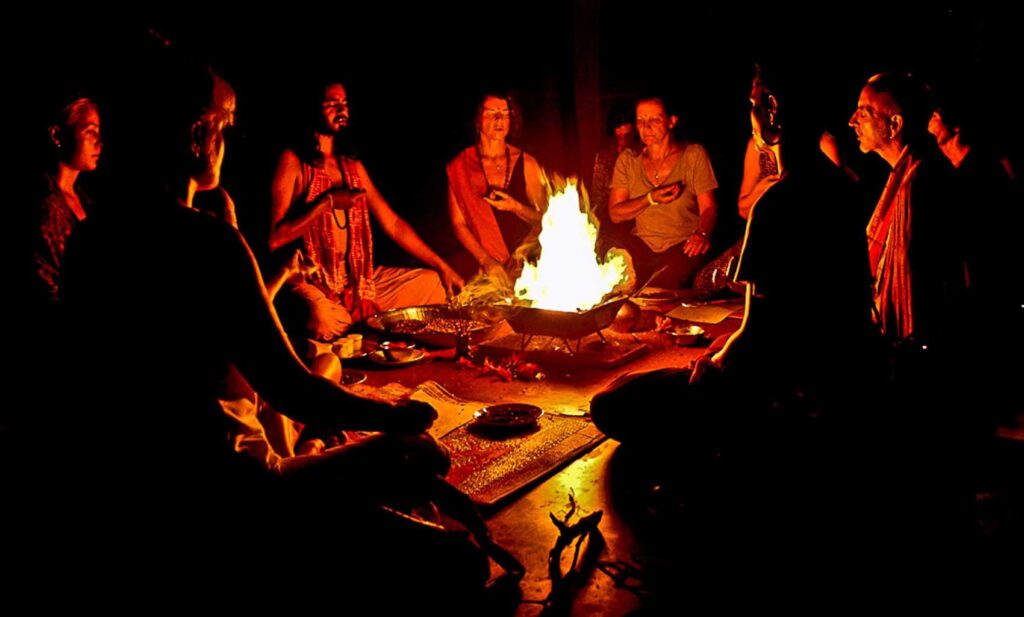 Aghori Baba in Ranchi performing powerful tantra ritual with dark spiritual background
